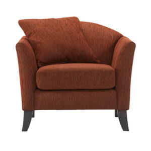 Dark red single chair